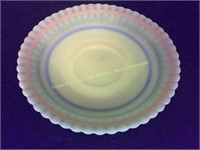 Petalware pastel bands cremax uranium saucer