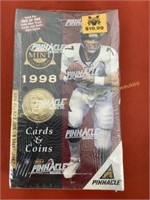 1 Box of Pinnacle 1998 NFL Football Cards and