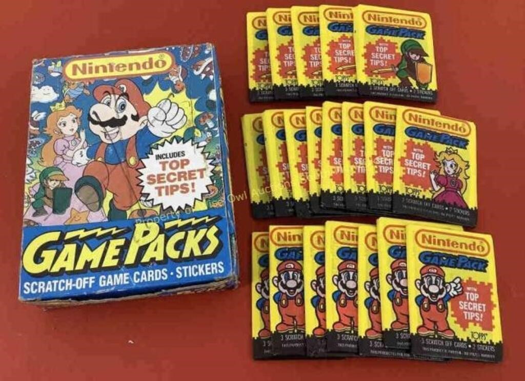 (21) Twenty Topps Nintendo GamePack non sport