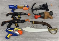 Assortment of Kids Weapon Toys