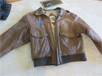 Van Heusen leather jacket sz XL