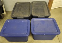(4) Storage Containers
