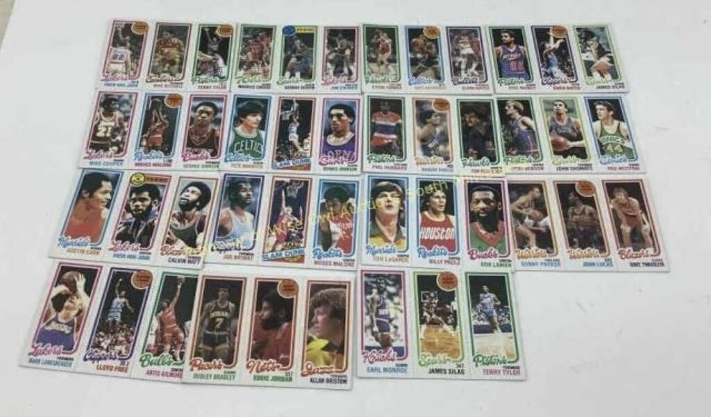 1980 Topps Basketball panel cards  EXC/NM