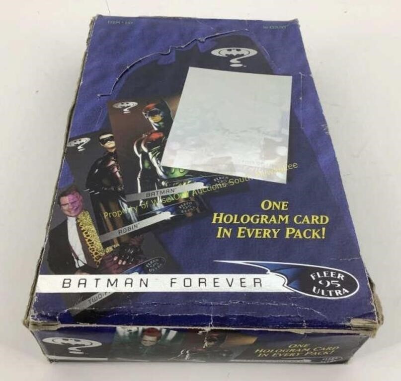 1995 Fleer Batman Forever trading card wax box