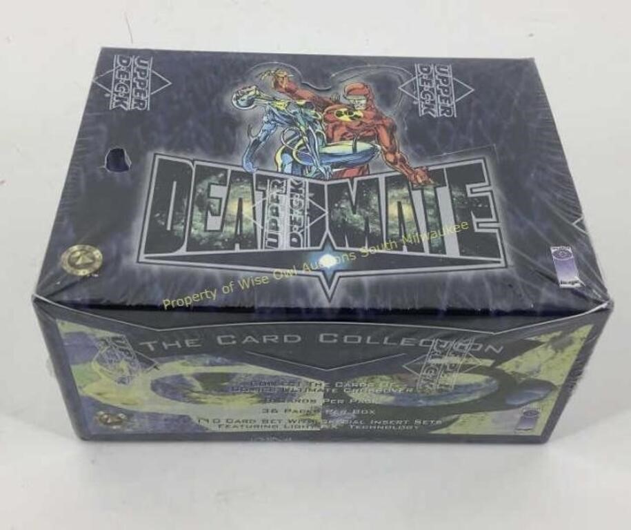 1993 Upper Deck Deathmate trading cards wax box
