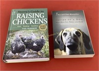 Raising Chickens and Inside of a Dog Books
