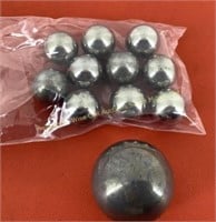 Ferrous Metal steel Balls 1@ 1.99 Inch & 10 @1.06