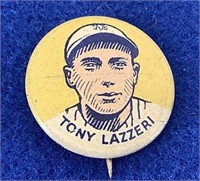 1930s Cracker Jack Tony Lazzeri pin