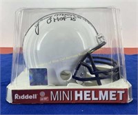Signed Penn State mini helmet  HOF Lenny Moore