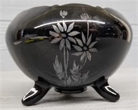 LE Smith Black Glass Bowl