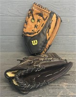 (2) Baseball Gloves