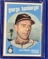 1959 Topps #529 Rookie George Bamberger card  VGC