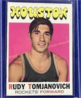 1971-72 Topps # 91 rookie card Rudy Tomjanovich