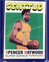 1971-72 Topps # 20 rookie card Spencer Haywood