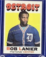 1971-72 Topps # 63 rookie card Bob Lanier  VGC