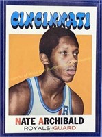 1971-72 Topps # 29 rookie card Nate Archibald