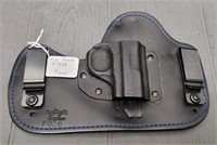 Black Leather Flashbang Holster - P938 9MM