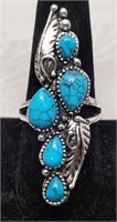 5-Stone Turquoise Ring