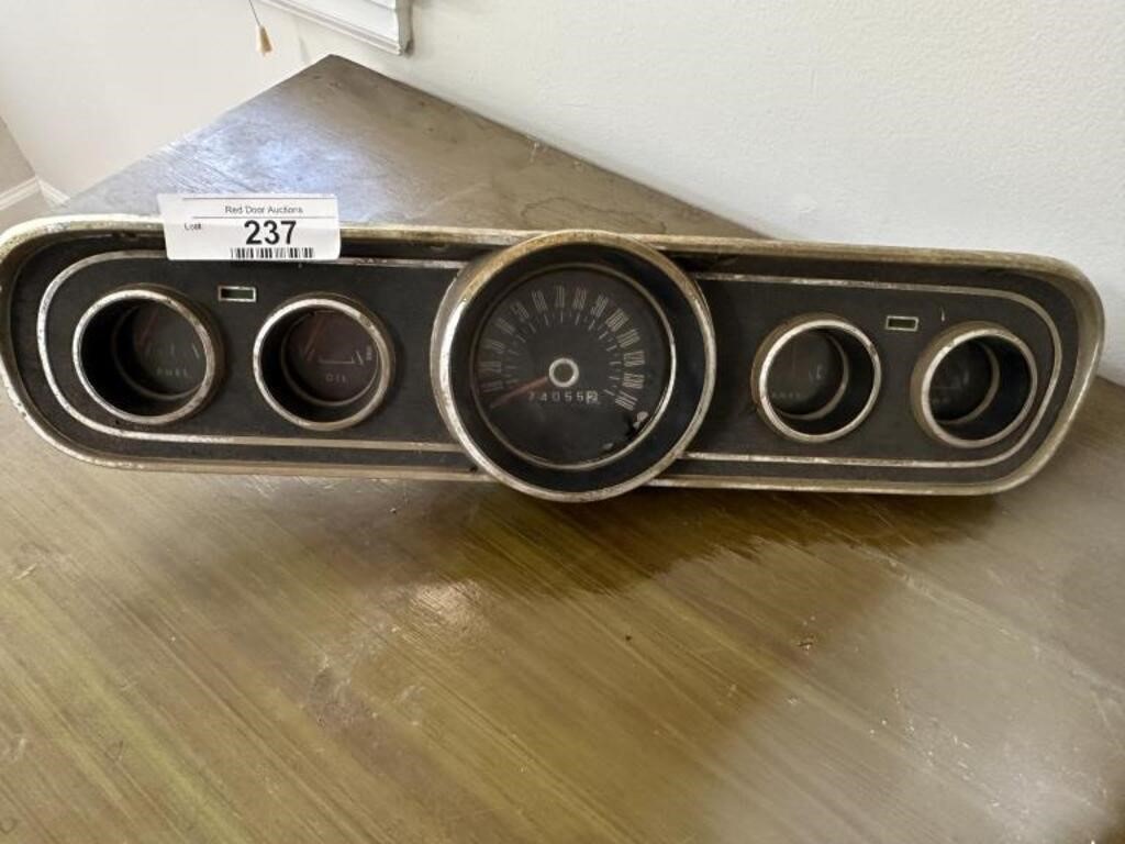 1966 Ford Mustang instrument cluster