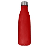 21oz Glass Water Bottle Red