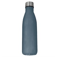21oz Glass Water Bottle Grey