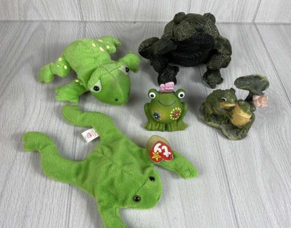 FROG COLLECTIBLES TY BEANIE BABY RUSS BERRIE