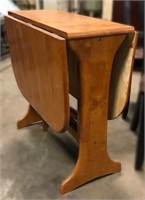 Lot #5 - Narrow Vintage Dropleaf  Maple Tone Table