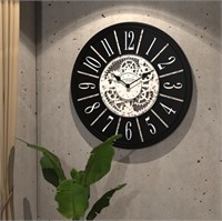 Bronze Frame Montevello Gears Wall Clock