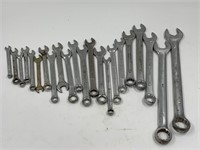 Assortment of wrenches in various sizes