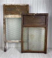 VINTAGE CUPPLES CO GLASS WASHBOARDS