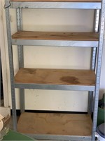 4 tier adjustable metal shelf 5 feet tall 1.5
