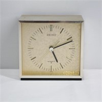 Vintage Seiko Quartz Japan Desk Clock  4.5"