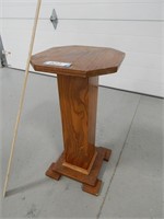 Wood plant stand; approx. 24" tall