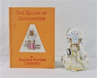 Beswick Beatrix Potter's Lady Mouse Figure + Book