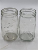 Assortment of 31 canning jars, widemouth and