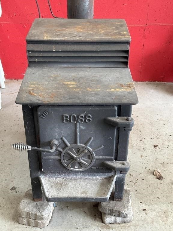 The Boss wood-burning stove