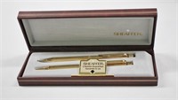 Sheaffer Gold Electroplated Ball Point Pen, Pencil