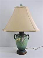 Roseville Pottery Freesia Blue Factory Lamp