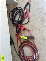 2 jumper cables (one needs repair)