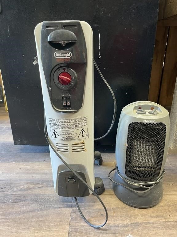 Delong oil filled radiator heater with small