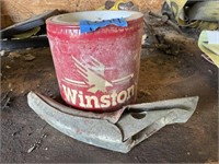 Winston Freezer Cup Koozie and oil can spout