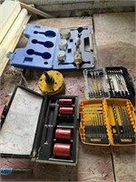 Drill Bit Kits and Hole Saw Kits-Various Brands