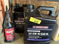 2 SAE 85W-90 gear oil (Full) & sm bottle