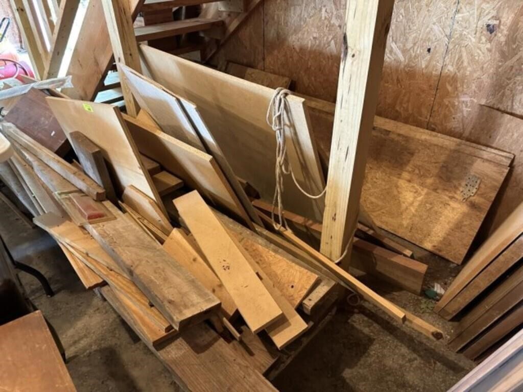 All lumber, plywood, doors
