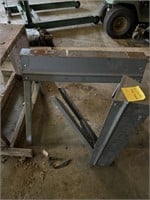 2 Collapsible Metal Saw Horses