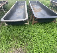 2-10 ft feed troughs