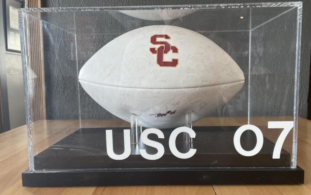 USC 2007 Signed Football