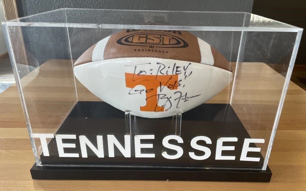 University of Tennessee Signed Football