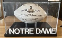 University Of Notre Dame Signed Football