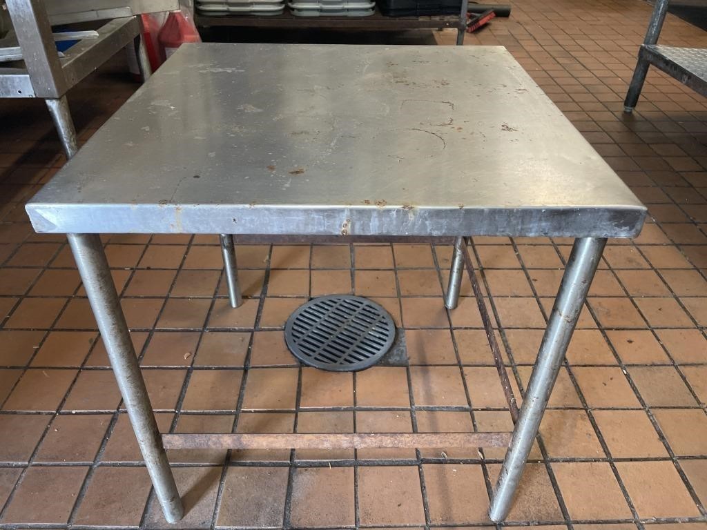 Stainless Storage/Appliance Table